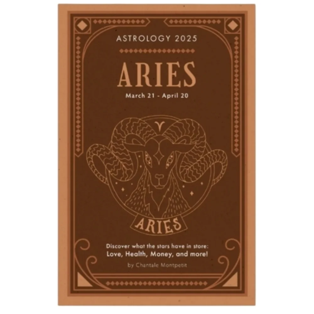 Astrology‎ Anual Guide 2025 Aries Love, Health, Money Horoscope Paperback Book